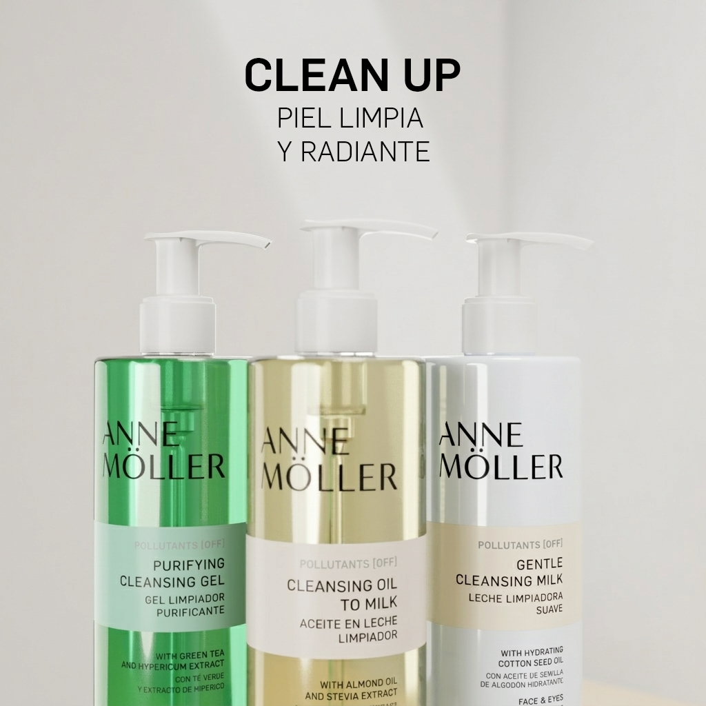 Clean up Cleansing Oil to Milk