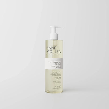 Clean up Cleansing Oil to Milk